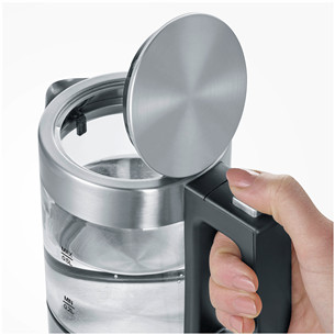 Severin, 0.5 L, skaidrus/sidabro spalvos - Virdulys