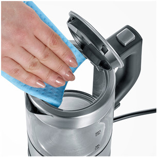 Severin, 0.5 L, skaidrus/sidabro spalvos - Virdulys