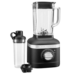 KitchenAid Artisan K400, 1200 W, 1.4 L, black - Blender + personal jar