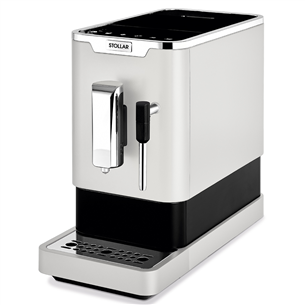 Stollar the Slim Café, white/black - Espresso machine