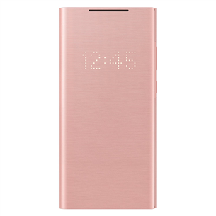 Dėklas Galaxy Note 20 LED, Rudas