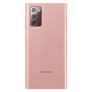 Dėklas Galaxy Note 20 LED, Rudas