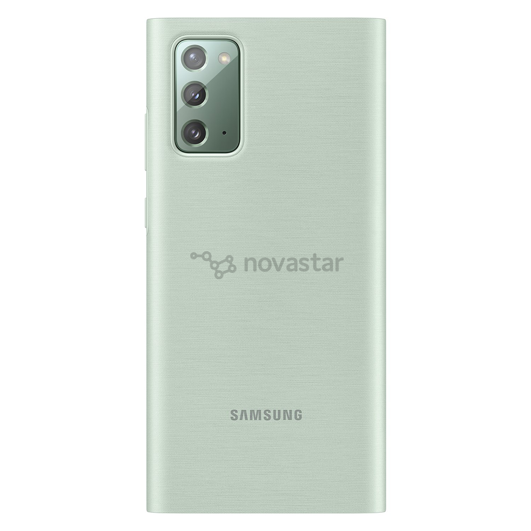 Dėklas Samsung Galaxy Note20 LED, Mėtinis