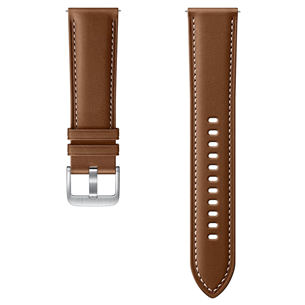 Dirželis Samsung Galaxy Watch 3, 22 mm, Odinis, Rudas