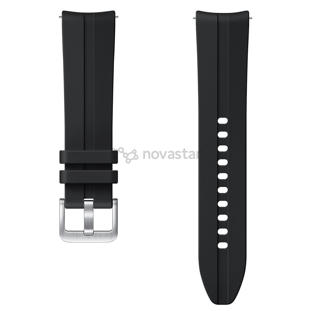 Samsung Galaxy Watch 3, 20 mm, Silikoninis, Juodas