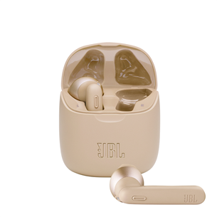 Ausinės JBL TUNE 225TWS, belaidės, Auksinės