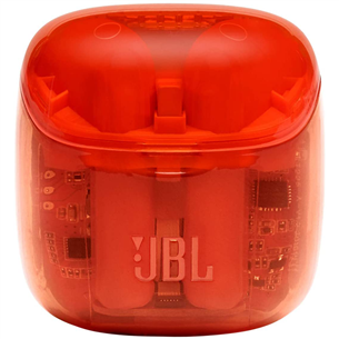 JBL Tune 225, red/transparent - True-Wireless Earbuds