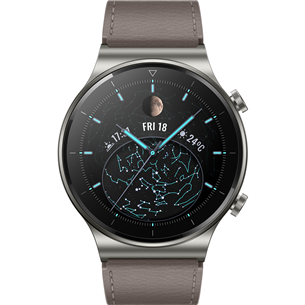 Išmanusis laikrodis Huawei Watch GT 2 Pro Titanium, Gray