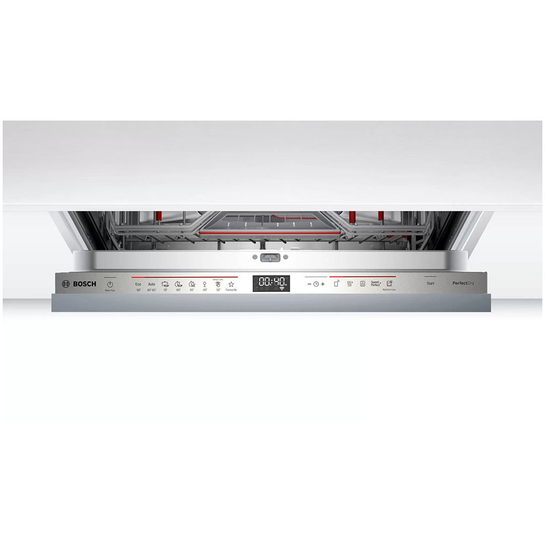 Bosch SMD6ZCX50E, Open Assist, TimeLight, 14 komplektų talpa - Įmontuojama indaplovė