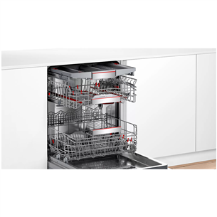 Bosch Serie 6, Open Assist, TimeLight, 14 place settings - Built-in Dishwasher