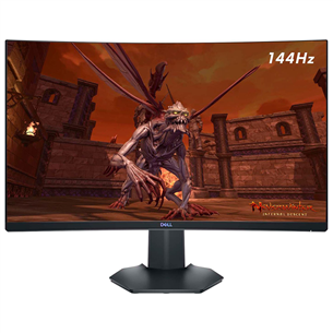 Dell S2721HGF, 27'', FHD, LED VA, 144 Hz, curved, black - Monitor S2721HGF