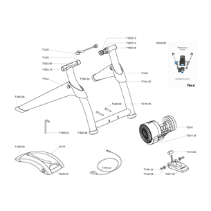 Smart trainer Garmin Tacx Flow Smart T2240.61 Novastar