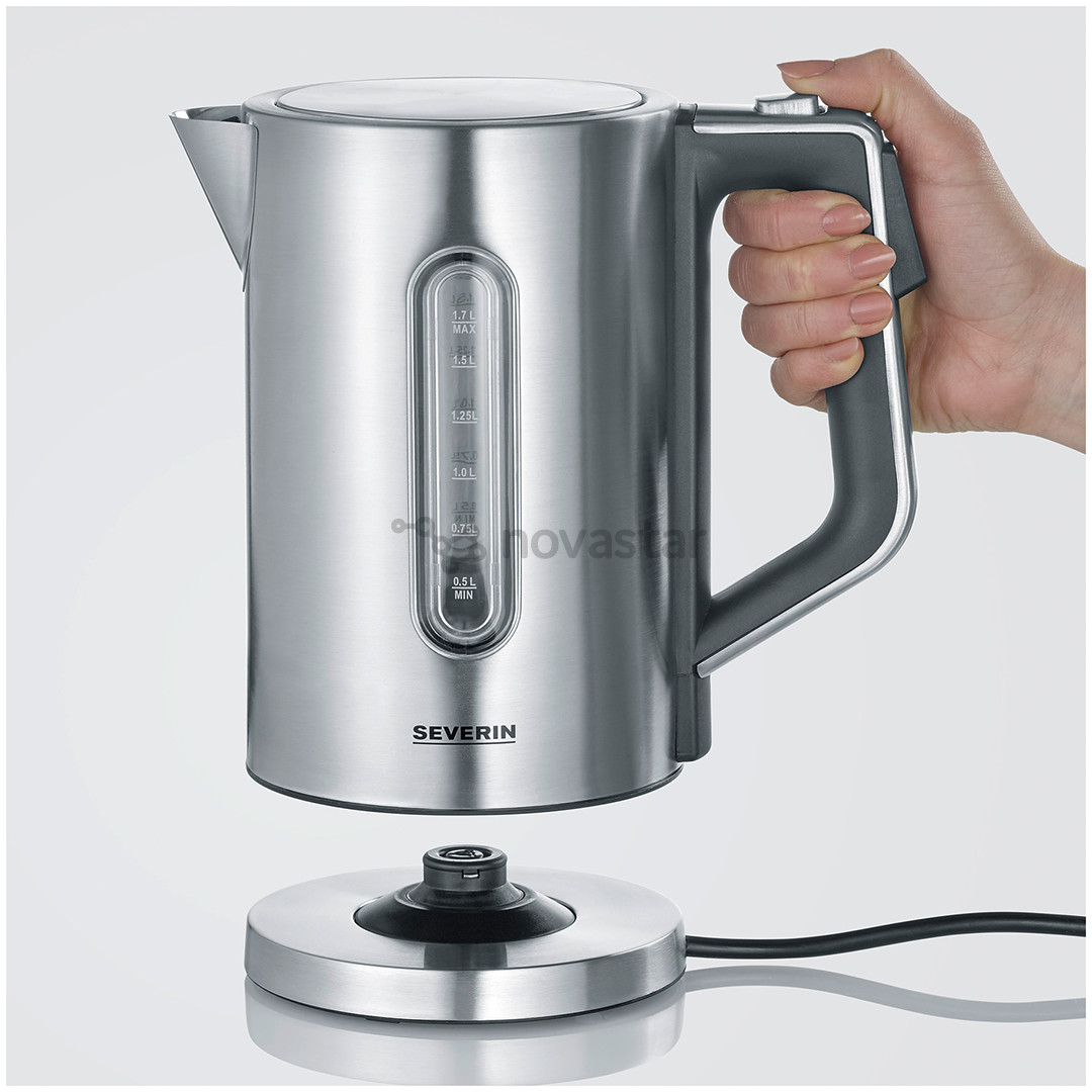 Severin, variable thermostat, 1.7 L, inox - Kettle