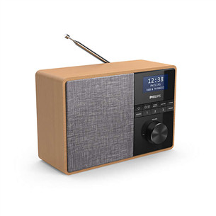 Philips TAR5505, DAB+, FM, Bluetooth, su laikmačiu, rudas - Radijas