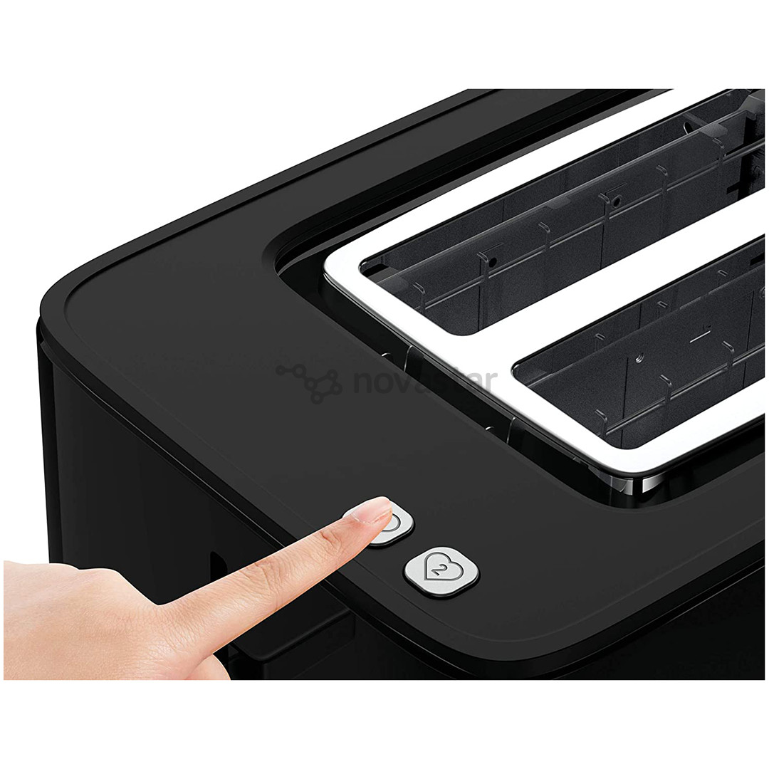 Toaster Tefal Smart & Light, 850 W, black