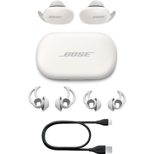 Ausinės Bose QuietComfort Earbuds TWS, Belaidės, Baltos