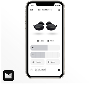 Bose Sport Earbuds, черный - Беспроводные внутриканальные спортивные наушники