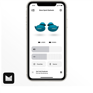 Ausinės Bose Sport Earbuds, Belaidės, Mėlynos