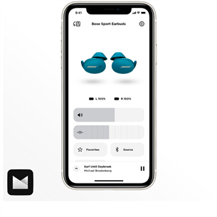 Ausinės Bose Sport Earbuds, Belaidės, Mėlynos