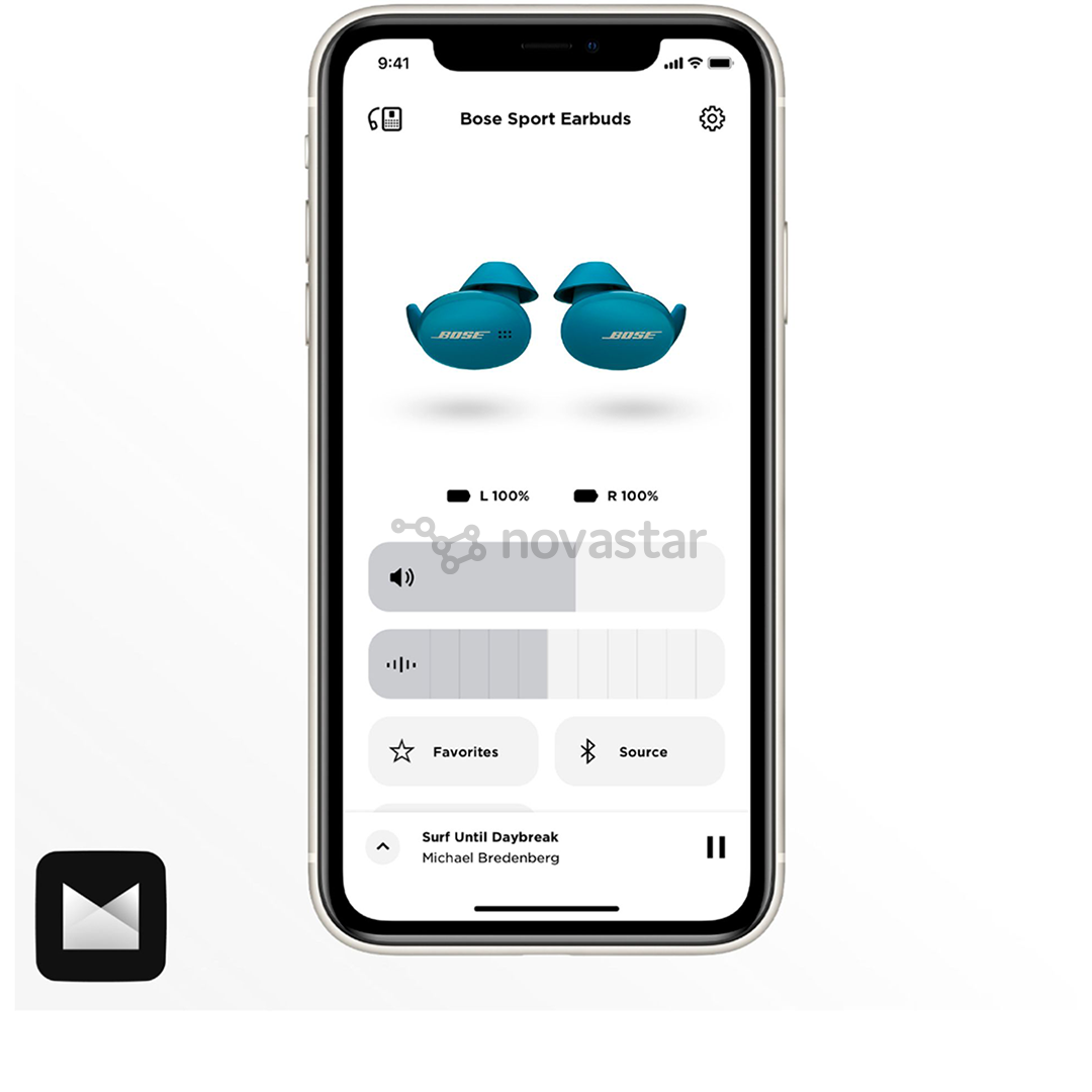 Ausinės Bose Sport Earbuds, Belaidės, Mėlynos