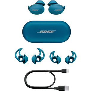 Ausinės Bose Sport Earbuds, Belaidės, Mėlynos
