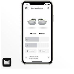 Ausinės Bose Sport Earbuds, Belaidės, Geltonos