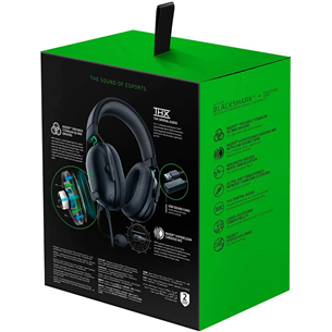 Ausinės Razer BlackShark V2, Juodos