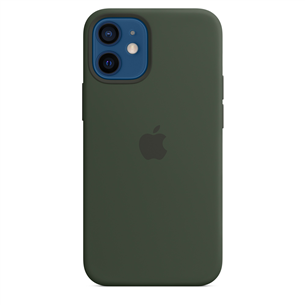 Dėklas Apple iPhone 12 mini MagSafe, Silikoninis, Cypress Green