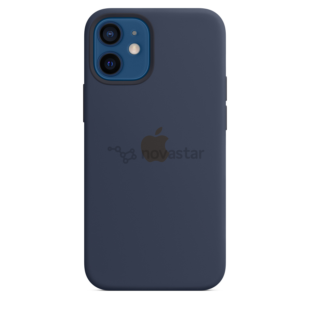 Dėklas Apple iPhone 12 mini MagSafe, Silikoninis, Deep Navy