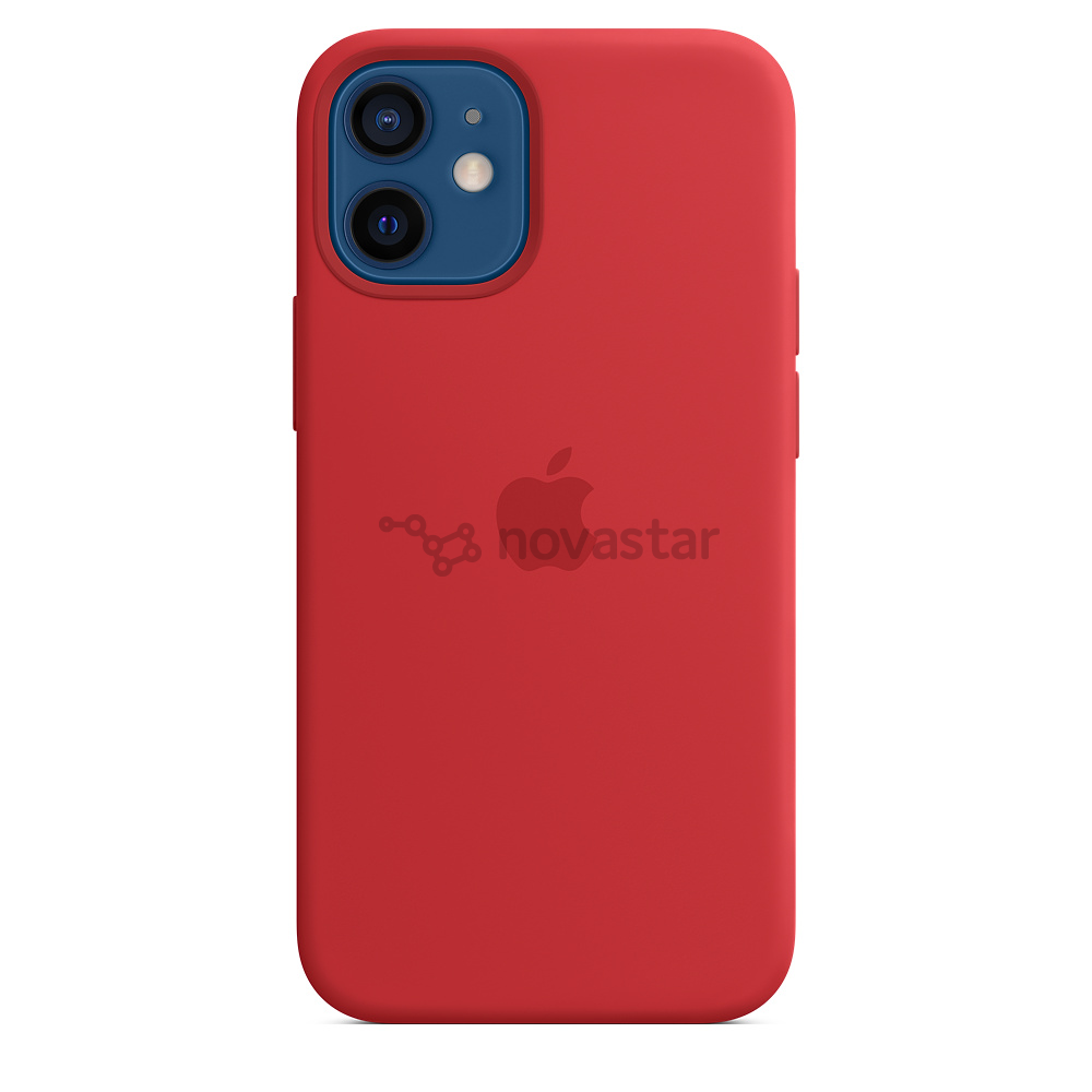 Dėklas Apple iPhone 12 mini MagSafe, Silikoninis, (PRODUCT)RED