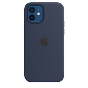 Dėklas Apple iPhone 12/12 Pro, Silikoninis, Mėlynas