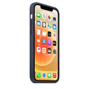 Dėklas Apple iPhone 12/12 Pro, Silikoninis, Mėlynas