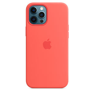 Dėklas Apple iPhone 12 Pro Max MagSafe, Silikoninis, Pink Citrus