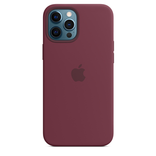 Dėkliukas Apple iPhone 12 Pro Max MagSafe, Silikoninis, Plum