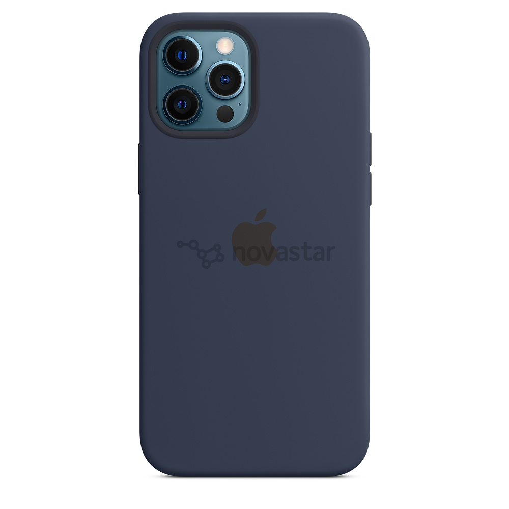 Dėkliukas Apple iPhone 12 Pro Max MagSafe, Silikoninis, Deep Navy