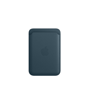 Apple iPhone odinis dėklas - piniginė su MagSafe, Baltic Blue