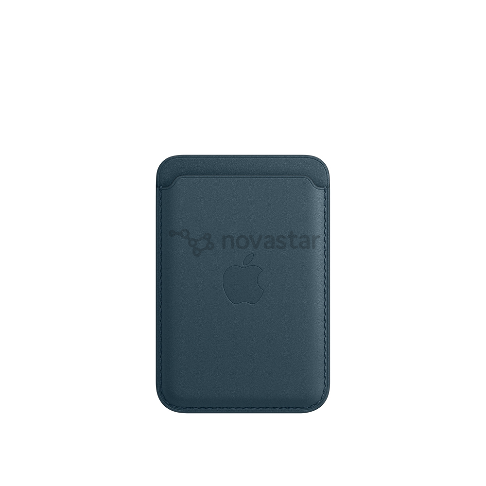 Apple iPhone odinis dėklas - piniginė su MagSafe, Baltic Blue