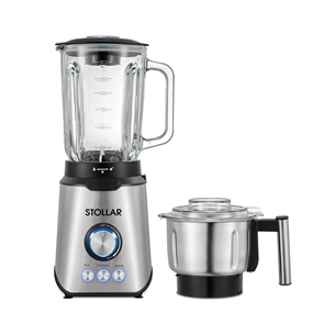 Stollar, 1000W, 1.5 L, inox/black - Blender with grinder