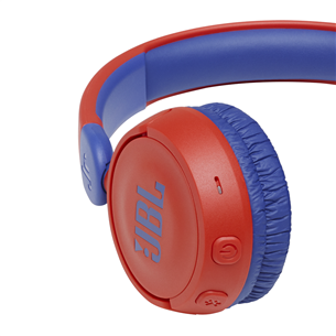 Vaikiškos ausinės JBL JR310BT, raudonos/mėlynos
