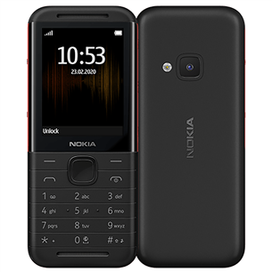 Nokia 5310, Black/Red 16PISX01A17