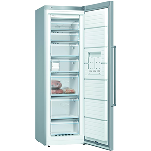 Bosch, 242 L, height 186 cm, silver - Freezer