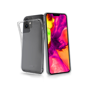 Dėklas SBS iPhone 12 / 12 Pro, Slikoninis, Skaidrus TESKINIP12MT