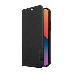 Dėklas LAUT PRESTIGE iPhone 12 mini, Juodas