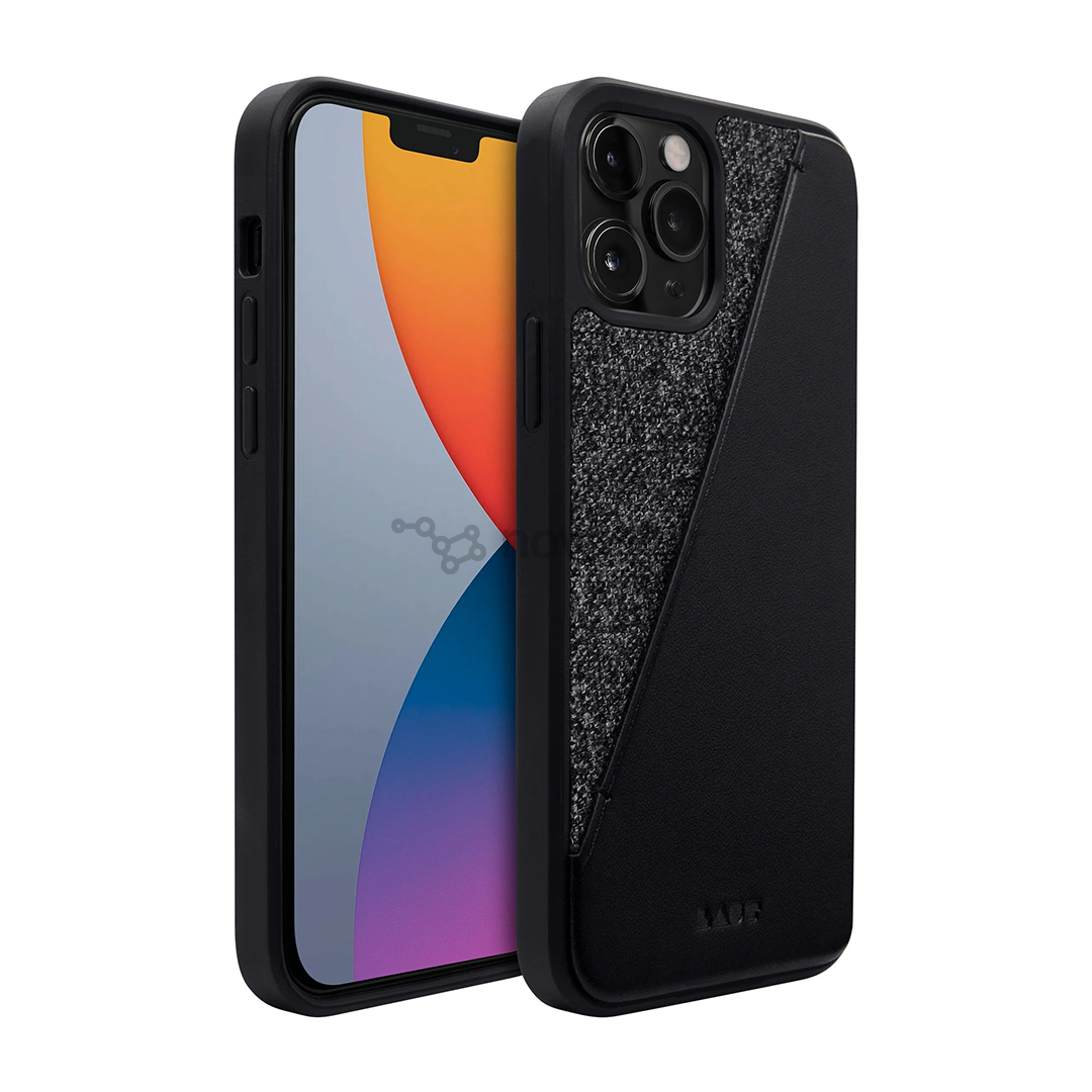 Dėklas LAUT INFLIGHT iPhone 12 mini, Juodas