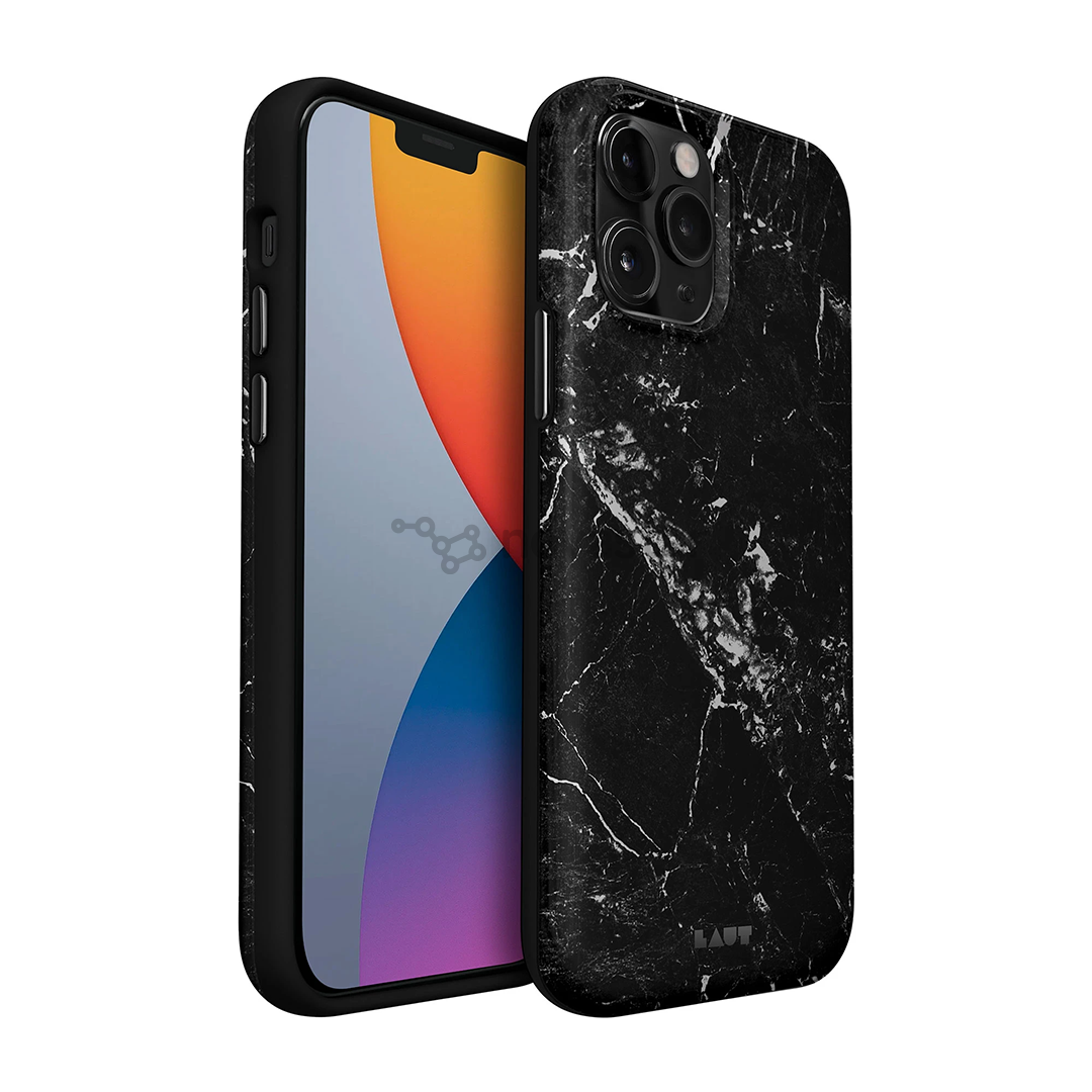 Dėkliukas LAUT HEUX ELEMENTS Phone 12 Pro Max, Juodas
