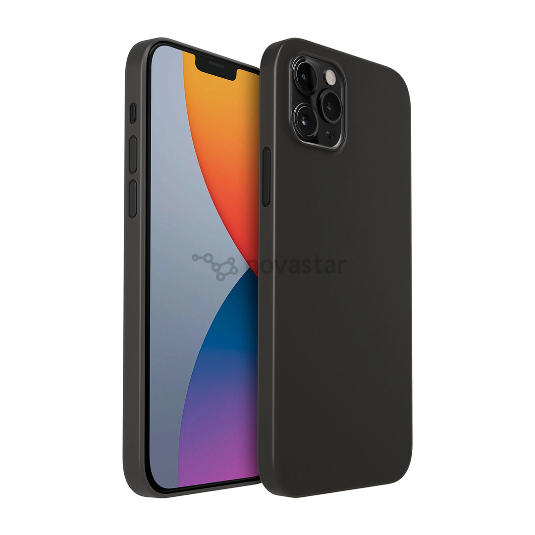 Dėklas LAUT SLIMSKIN iPhone 12 Pro Max, Juodas