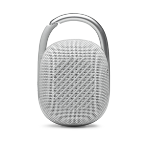 JBL Clip 4, white - Portable Wireless Speaker