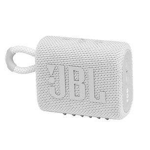 JBL GO 3, white - Portable Wireless Speaker