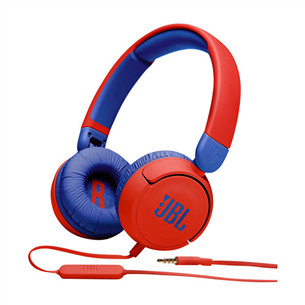 Vaikiškos ausinės JBL JR310, raudonos/mėlynos