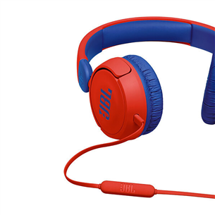 JBL JR 310, красный/синий - Полноразмерные наушники